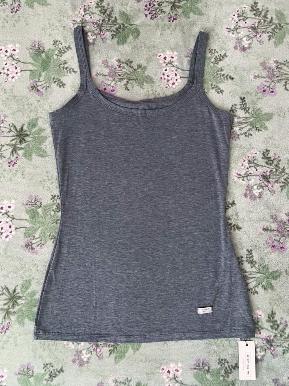Intimissimi Grey Tank Top in Cotton